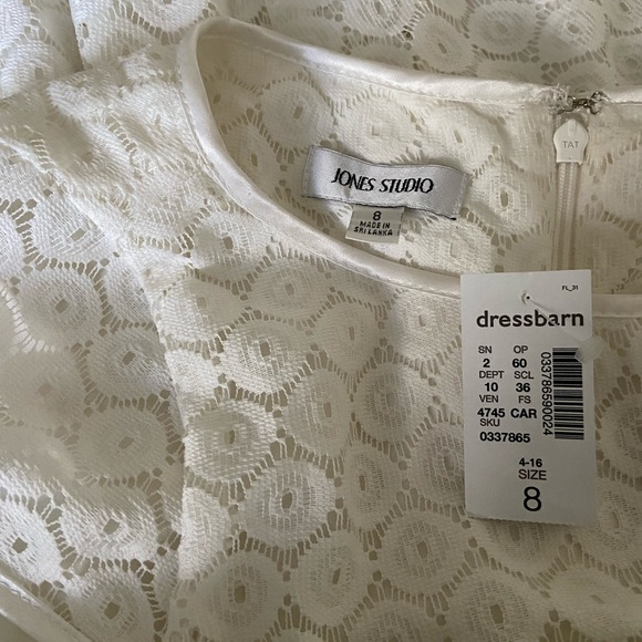 NWT, Jones Studio Dress, Fit and Flare, Size 8 - Picture 9 of 9